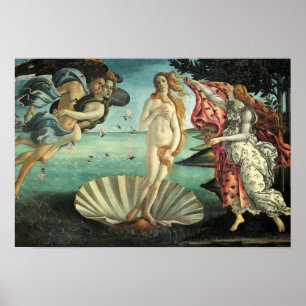 The Birth of Venus - Classic Art by Botticelli Poster