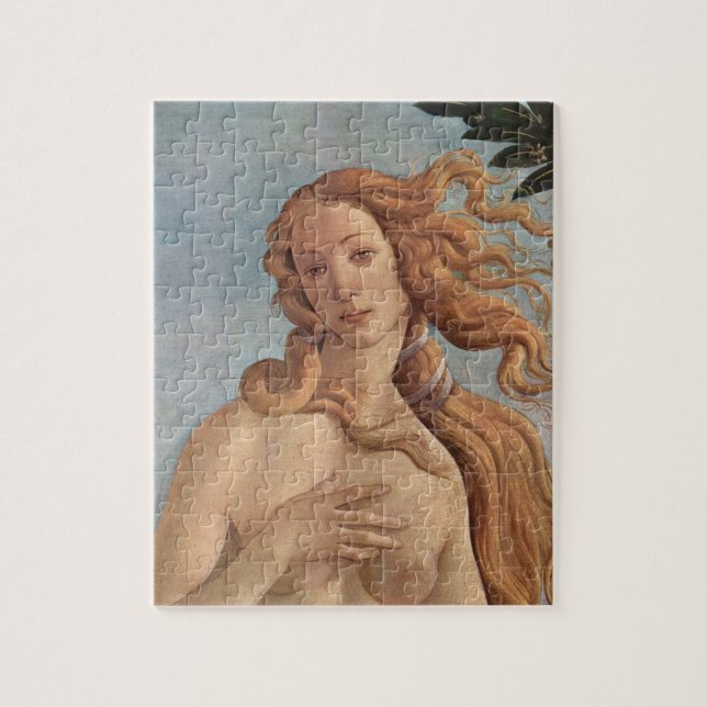 The Birth of Venus (detail) by Sandro Botticelli Jigsaw Puzzle (Vertical)