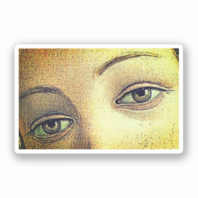 The Birth of Venus (detail of eyes) (Front)