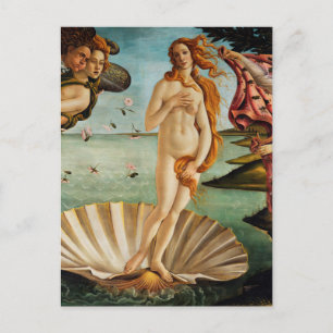 The Birth of Venus (detail), Sandro Botticelli Postcard