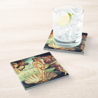 The Birth Of Venus Glass Coaster
