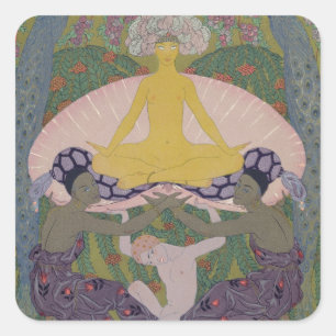 The Birth of Venus (ink and W/c on paper) (see 133 Square Sticker