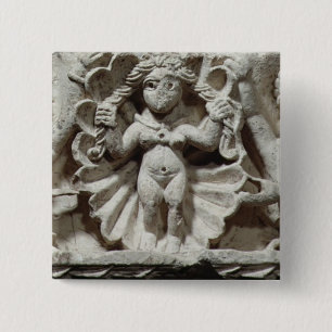 The Birth of Venus (limestone) 15 Cm Square Badge