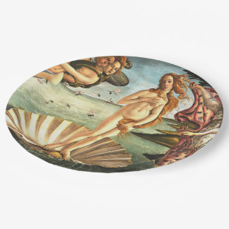 The Birth Of Venus Paper Plate