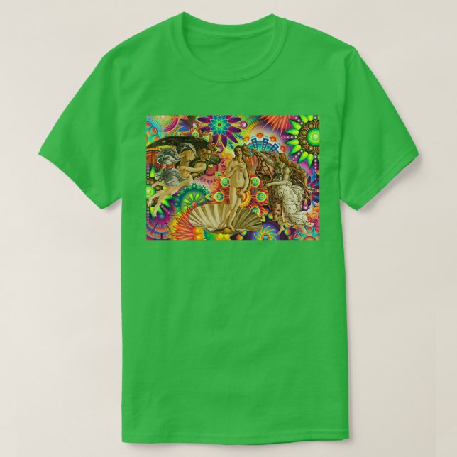 The Birth of Venus psychedelic T-Shirt (Design Front)
