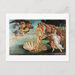 The Birth of Venus, Sandro Botticelli, 1485 Postcard