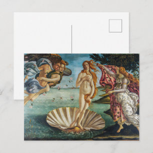 The Birth of Venus Sandro Botticelli Postcard