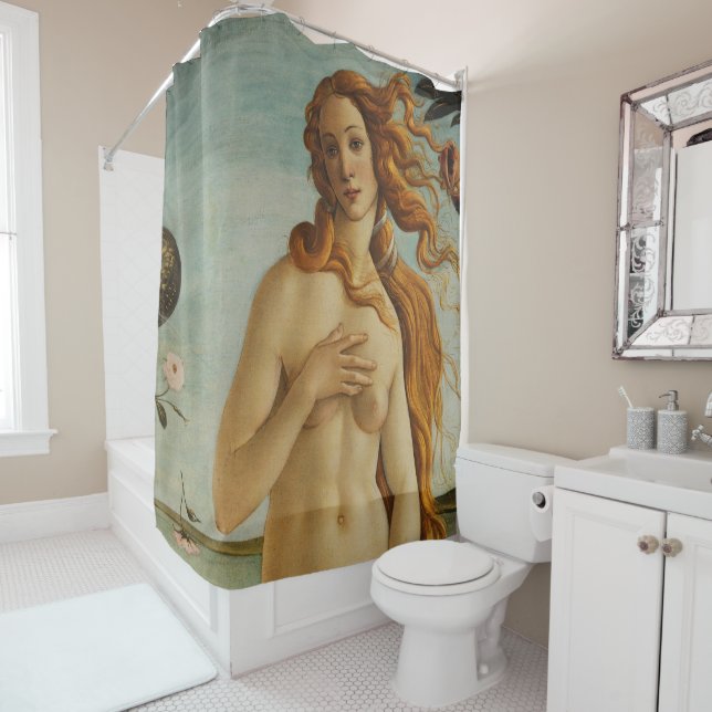The Birth of Venus Shower Curtain (In Situ)