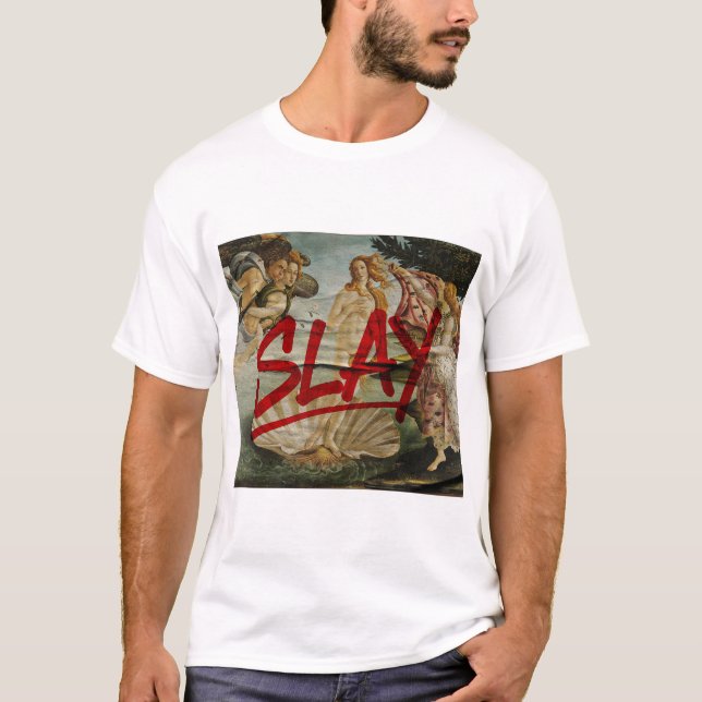 The Birth of Venus – SLAY (Red Marker Remix) T-Shirt (Front)