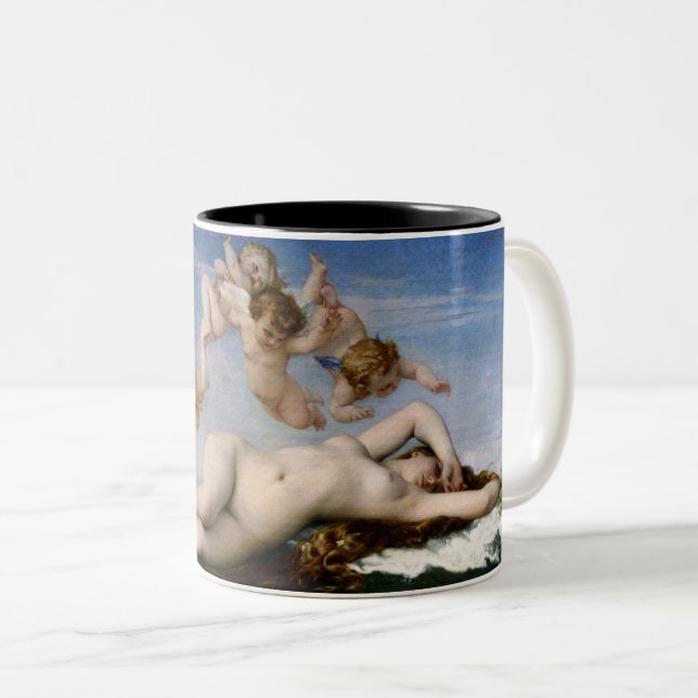 The Birth Of Venus Two-Tone Coffee Mug (Front Right)