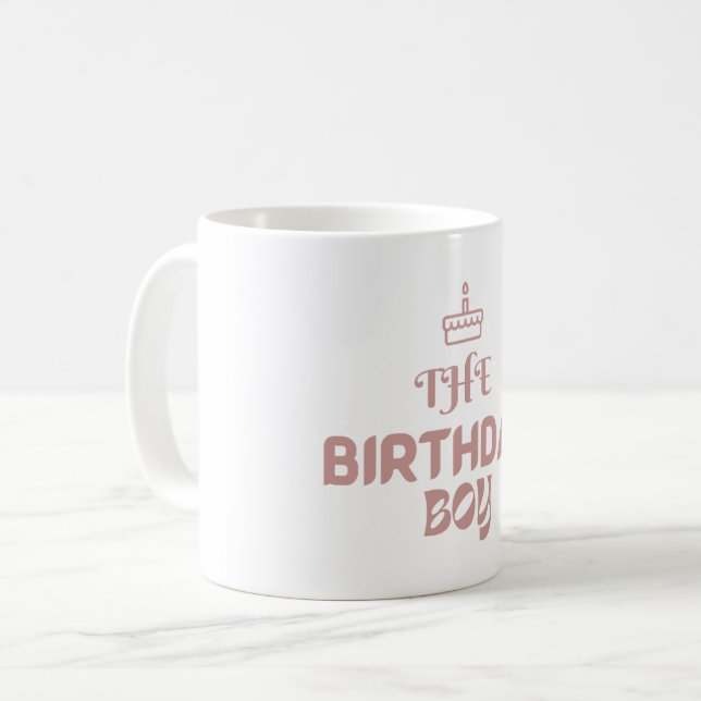 The Birthday Boy Coffee Mug (Front Left)