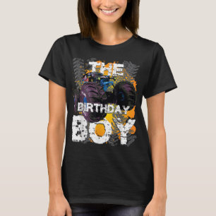 The Birthday Boy Monster Truck Matching Family Par T-Shirt