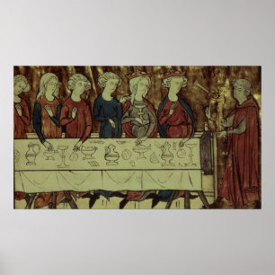 The Birthday Feast of Nubien, King of Armenia Poster