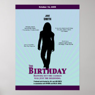 The Birthday Movie Poster (Girl)
