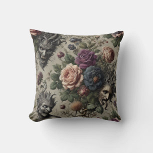 The Birthday Party – Gothic Victorian Floral Cushion