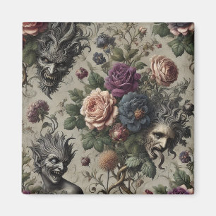 The Birthday Party – Gothic Victorian Floral  Magnet