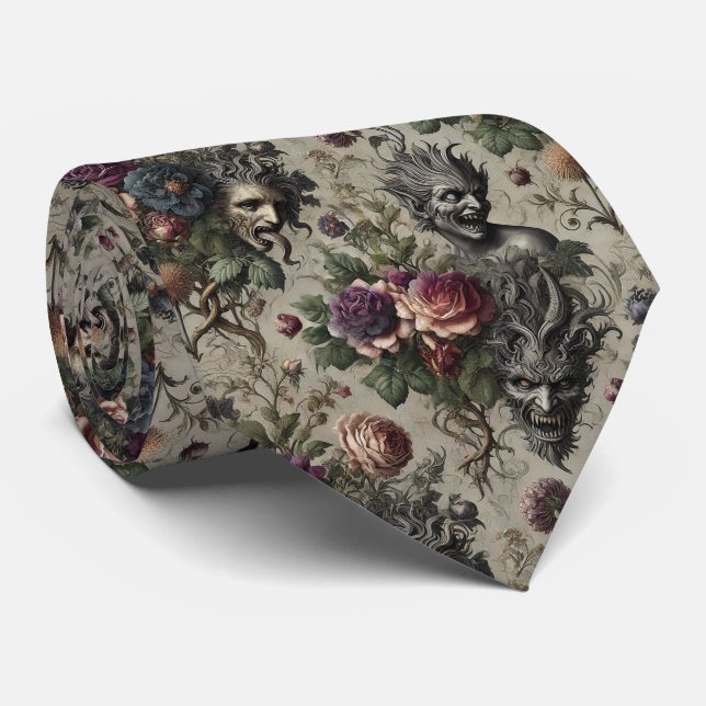 The Birthday Party – Gothic Victorian  Tie (Rolled)