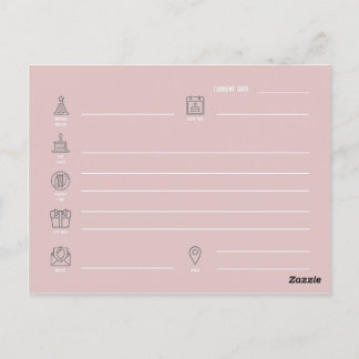 The Birthday Plan : Postcard