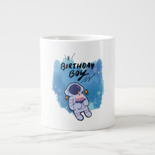 The Birthday Spaceman Large Coffee Mug
