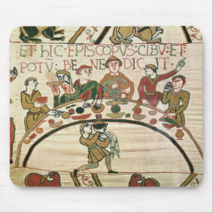 The bishop blesses the food and drink mouse pad