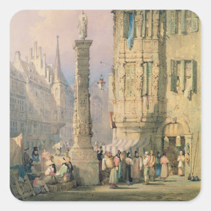 The Bishop's Palace, Wurzburg Square Sticker