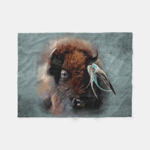 The Bison - Fleece Blanket