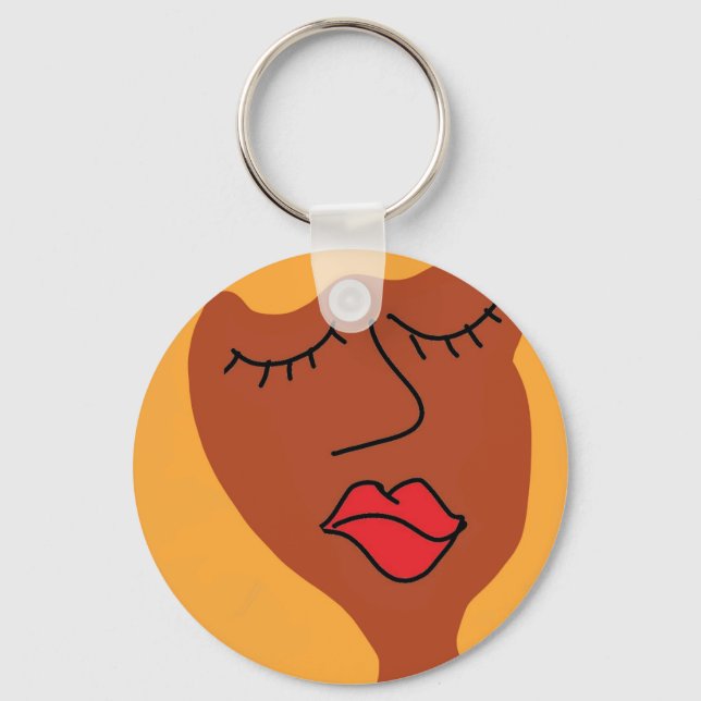 the bla bla lady key ring (Front)