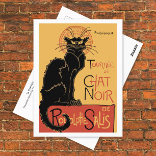 The Black Cat Advertising Theophile Steinlen Postcard