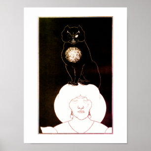 The Black Cat, Aubrey Beardsley Poster