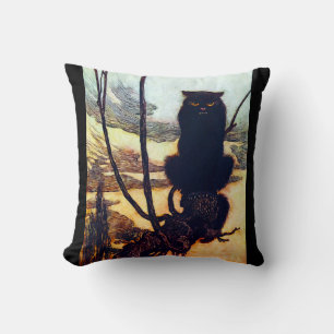 The Black Cat Cushion