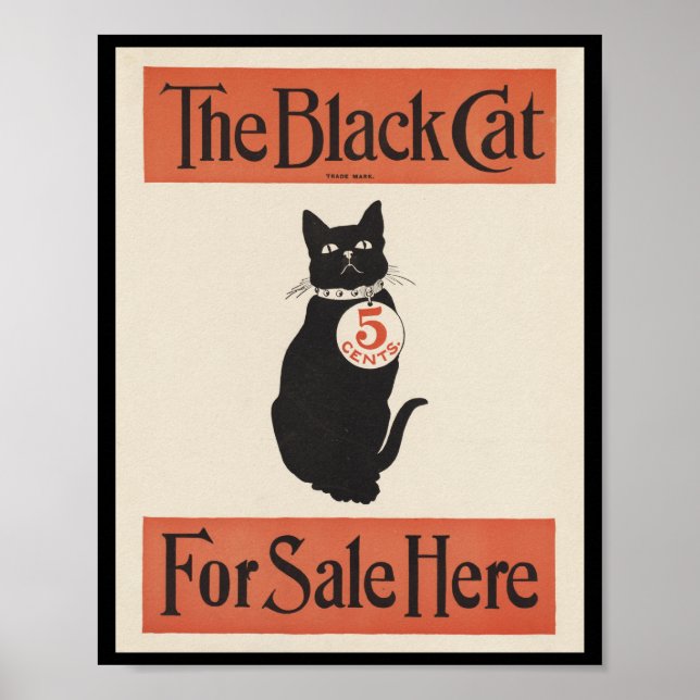 The Black Cat For Sale Here Poster (Front)