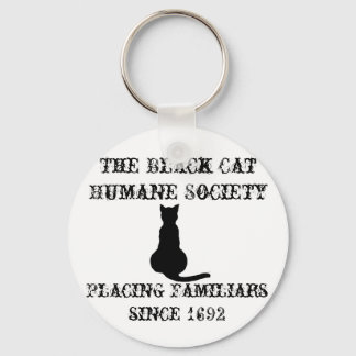 The Black Cat Humane Society Key Ring