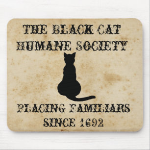The Black Cat Humane Society Mouse Pad
