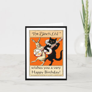 The Black Cat Magazine Birthday Holiday Card