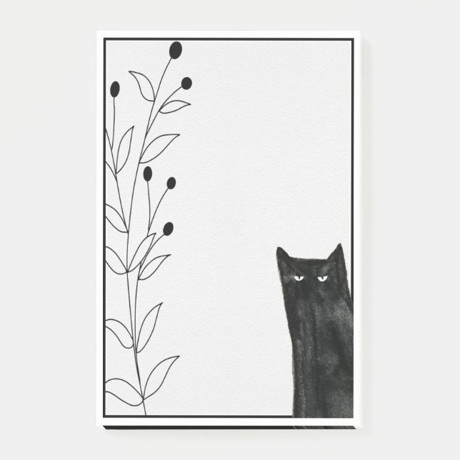 The Black Cat Post-it Notes (Front)