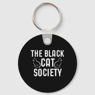 The Black Cat Society Gift Key Ring