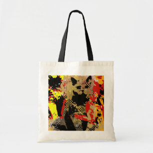 the black cat tote bag