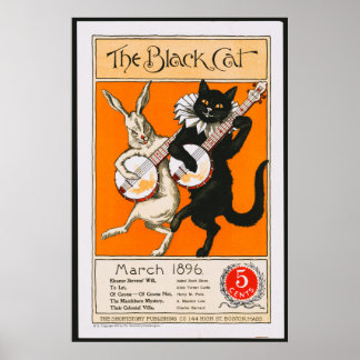 The Black Cat Vintage Poster