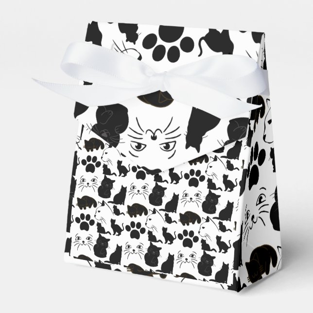 THE BLACK CATS PATTERNS FOR PETS  LOVER FAVOUR BOX (Front Side)