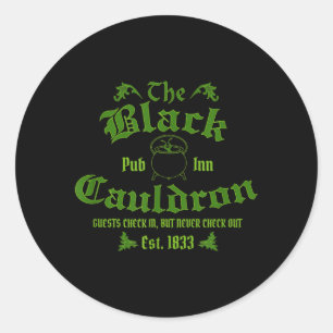 The Black Cauldron Inn Classic Round Sticker