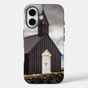 The Black Church Of Budir, Iceland iPhone 16 Case