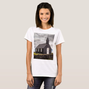 The Black Church Of Budir, Iceland T-Shirt