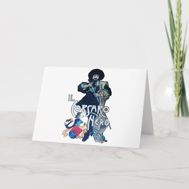 THE BLACK CORSAIR CARD (Front)