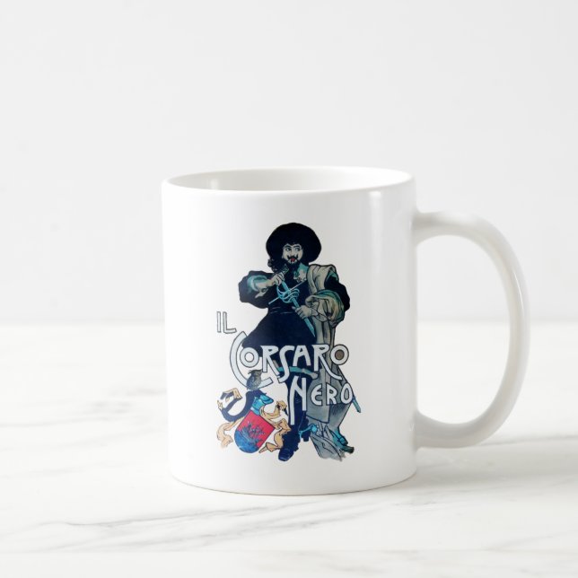 THE BLACK CORSAIR COFFEE MUG (Right)