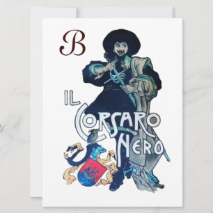 THE BLACK CORSAIR MONOGRAM ,white Announcement
