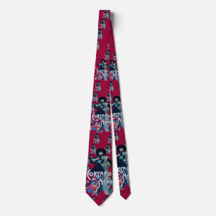 THE BLACK CORSAIR red burgundy Tie