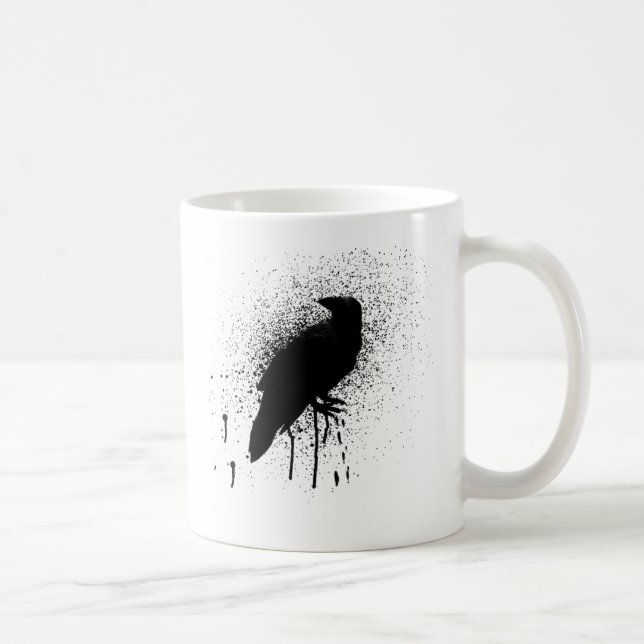 The black crow coffee mug (Right)