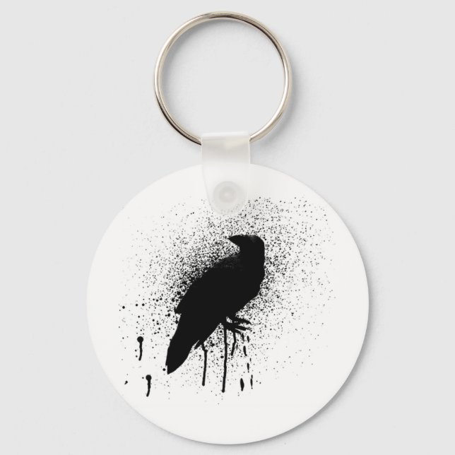 The black crow key ring (Front)