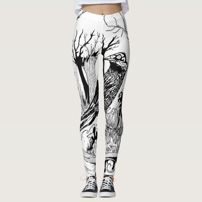 The Black Crow Leggings (Front)