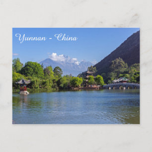 The Black Dragon Pool, Shigu, Yunnan - China Postcard